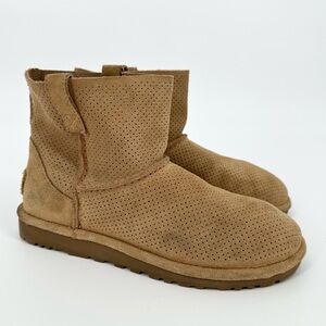 UGG Australia CLASSIC UNLINED MINI PERFORATED BOOTS 1016852